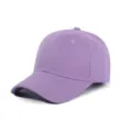 Einfarbige lila klassische Twill-Baseballkappe für Outdoor-Sport und Sonnenschutz - Einheitsgröße / Hellviolett