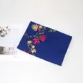 Blue embroidered cotton linen women scarf shawl ethnic floral embroidery travel sun shawl - Dusty Pink