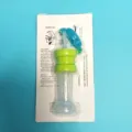 Mineral water straw cap child anti-choking silicone beverage bottle adapter 1pc - Conversion Lid - Green