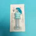 Children anti-choking mineral water bottle straw cap, silicone conversion lid for safe drinking. - Conversion Lids - Blue