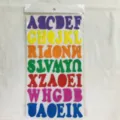 Autocollants alphabet en mousse 3D colores jouet artisanal DIY patch de lettres pour enfants. - Lettres colorées