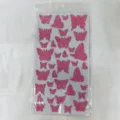 Set di adesivi a farfalla glitterati rosa per bricolage fai da te e scrapbooking. - Farfalle colorate 02
