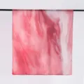 Gradient watercolor print women silk satin scarf shawl elegant fashion neck wrap accessory - Style 1