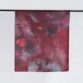 Women's abstract watercolor gradient print cotton silk scarf stylish fashion shawl wrap - 11#