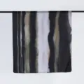 Women watercolor gradient printed scarf elegant abstract stripe fashion accessory warm wrap - 3#