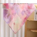 French vintage floral print square scarf silk cotton summer sun protection shawl scarf - Style #10