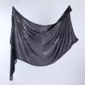 Tie-dye cotton modal shawl scarf, dark gradient lightweight sun protection long head wrap. - 180*90cm / Style 1