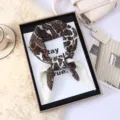Vintage paisley print small square scarf silk satin neckerchief elegant hair band accessory - Style 1