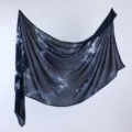 Gradient tie-dye long scarf soft cotton shawl elegant watercolor design sun protection head wrap - 180*90cm / 8#