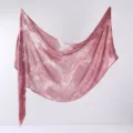 Pink tie-dye gradient rayon shawl, lightweight soft long scarf for women sun protection. - 180*90cm / 2#