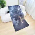 Classic watercolor lightning print scarf shawl for women stylish versatile accessory - 6#