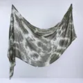Green tie-dye gradient rayon shawl, stylish long fashion scarf for daily sun protection wear. - 180x90cm / 9#