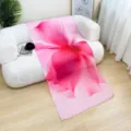 Pink watercolor floral print scarf shawl for women, versatile long soft fashion wrap accessory. - 10#