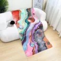Colorful abstract watercolor tie-dye pattern shawl scarf multi-purpose stylish fashion accessory - 15#