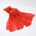 Red sequin long scarf for women, lightweight sheer fashion shawl versatile headscarf. - 180*90cm / 4#