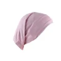 Detailed close-up of the soft elastic modal jersey inner cap fabric texture and neat stitching. - Yellow