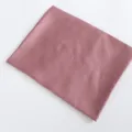 Solid color satin hijab fabric, smooth shiny long scarf material in dusty pink variant. - 13 Rose