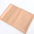 Solid color satin scarf for women, smooth silk feel hair accessory, lightweight fabric wrap. - 18 Champagne