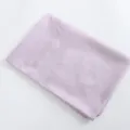 Light purple solid color satin headscarf variant, smooth glossy fabric scarf for daily wear. - 24 Light Purple