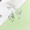 Pendenti Mano di Scheletro Argento Antico DIY Bracciale Collana Accessori Gioielli Moda - Mano di Scheletro di Halloween (3619) / 1 Pezzo (20x35mm) / Argento antico