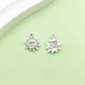 Pendentifs breloques soleil creux en alliage argent ancien pour bijoux DIY faits main. - Pendentif Soleil (10935)