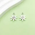 Pendentif breloque œil de soleil en alliage argent antique accessoires de bijoux DIY. - Pendentif Soleil (10940)