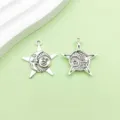 Pendentif lune soleil etoile en alliage argent ancien accessoire bijoux DIY variante - Pendentif Soleil (10944)