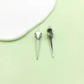 Vintage bird skull pendant in antique silver alloy, perfect for DIY Halloween jewelry making. - Bird Head Skull / 1 Piece (10x43mm)