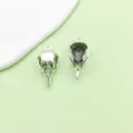 DIY antique silver bird skull pendant alloy charm jewelry making accessory variant - 1 Piece Pack (14x30mm)