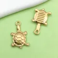 Χρυσή χελώνα κρεμαστό charm από κράμα για DIY βραχιόλι κολιέ αξεσουάρ κοσμημάτων - Χελώνα(18306)