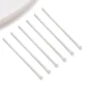 Silver metal flat head pins T-pins jewelry findings for DIY bracelet necklace crafts 6pcs - T-Pin Flat Head (T3144)