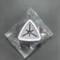 Triangle silicone towel holder hook for kitchen and bathroom, punch-free grey dishcloth plug. - Off-White