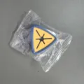 Triangular silicone towel plug kitchen rag holder wall-mounted hook storage rack tool - Blue-Yellow