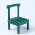 Mini chair phone stand, cute green desktop tablet holder and lazy support bracket for desk. - Standard / Green