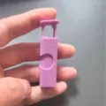 Drückender Kunststoff Snack Beutel Verschluss Clip lila frisches Lebensmittel Werkzeug - Rosa