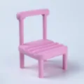 Pink chair phone stand, cute desktop mobile holder and lazy bracket for desk streaming. - Standard / Pink