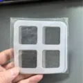 Screen Repair Patch Mesh Sticky Anti-Mosquito Window Insect Hole Fix Tape White - Floor Drain Stickers (10 Pieces per Pack)