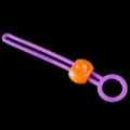 Colorful plastic snack sealing clip and food storage strap with adjustable buckle for kitchen use. - Purple