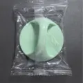 Green punch-free cabinet handle, self-adhesive silicone drawer pull auxiliary knob for home. - Green (OPP Bag)