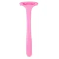 Pink plastic foot callus shaver tool with ergonomic anti-slip handle design for daily use - Pink