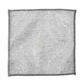 Panno da cucina in filo di acciaio inossidabile rete spugna pulizia stoviglie casa - Strato singolo / 20x20cm / Argento