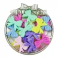 Colorful acrylic bow DIY beads charms for jewelry making bracelets crafts accessories. - Random Mixed Colors