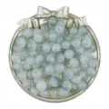 10mm perles rondes acryliques translucides en vrac accessoires de bijoux DIY details cle - Trou de 10mm (30 Pièces/Paquet) / Gris clair