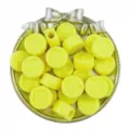 19mm yellow acrylic flower loose beads large hole diy handmade jewelry making accessories - Yellow