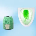 Jasmine Scented Cute Bear Toilet Bowl Cleaner Deodorant Long Lasting Bowl Cleaning Ball - Box Packaging / Green Jasmine