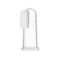 Clear silicone pet finger toothbrush, soft bristles for gentle oral cleaning and dental care. - Transparent Toothbrush