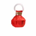 Hand-thrown ribbon confetti launcher for wedding party atmosphere, handheld streamer props. - 20-Head / Red