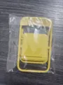 Mini folding chair phone holder cute macaron yellow desktop portable lazy stand accessory - Yellow