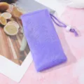Lila Seifennetz Peeling Schaumbeutel, 8-lagig verdicktes Duschnetz mit Kordelzug für Reinigung. - 8-lagiges Schaumnetz - Lila