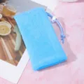 Blauer Seifennetz-Beutel Schaumstoffnetz 8 Schichten verdickt 9x17cm Gesichtsreinigung - 8-lagiges Schaumnetz - Blau
